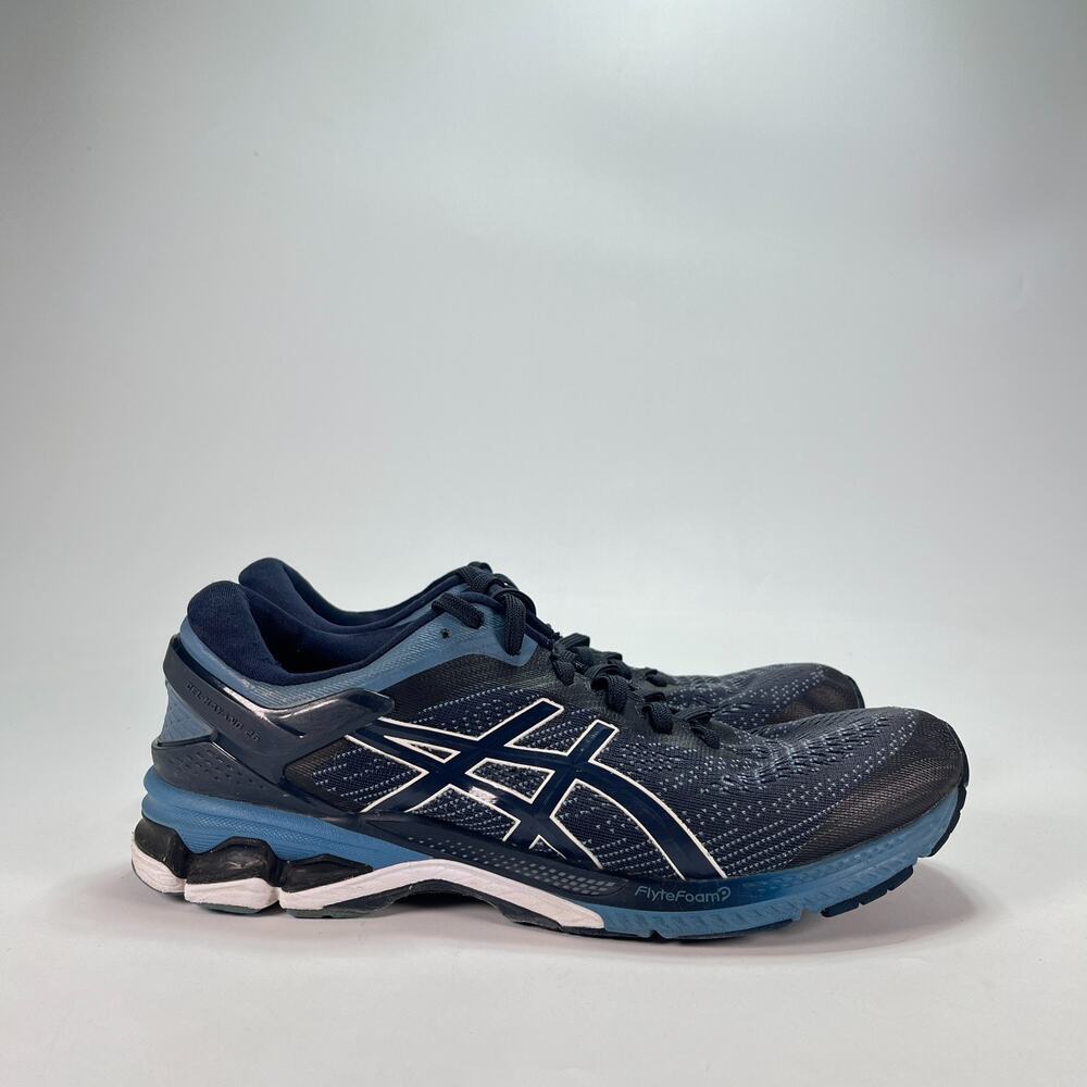 ASICS Gel-Kayano 26 Navy Blue Running Shoes 1011A541 Men’s Size 10.5